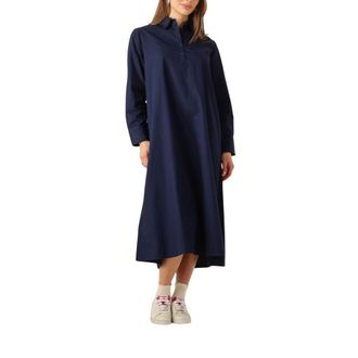 MY ESSENTIAL WARDROBE Dames, Jurken, Blauw, Maat: M Denim