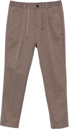 Herno Broeken, Heren, Bruin, S, Polyester, Regular Fit Pants