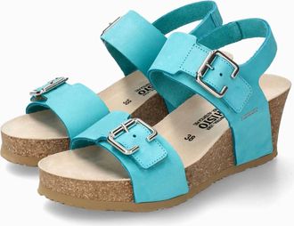 Mephisto Womens Lissandra Wedge In Turquoise