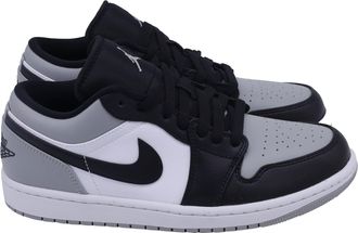 Nike Air Jordan 1 Low Sneakers in Shadow Toe Leather