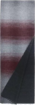 Fraas Womens Colorblock Reversible Scarf In Light Grey