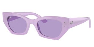 Ray-Ban RB4430F Zena Asian Fit 67581A Mens Sunglasses Purple Size 52