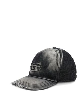 Diesel Cappello Cotton Black