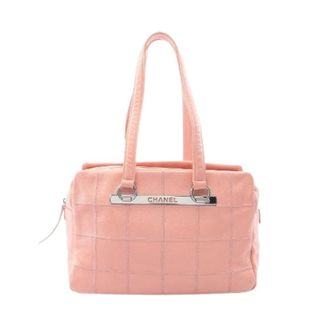 Chanel Pre-owned Chocolate Bar Grained Calf Tote Bag - Dames - Pre-owned - Roze - Maat: ONE Size Leer