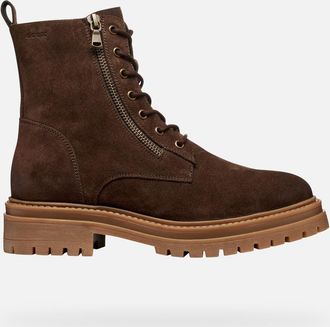 Geox Scarpe Iridea Donna Marrone Scuro