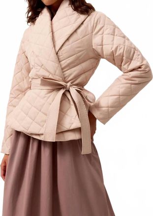 Marie Oliver Lark Long Sleeve Jacket In Beige