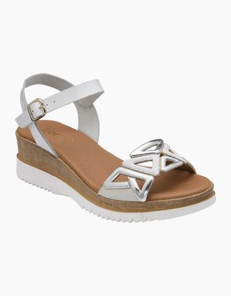 Lotus Womens Ariah Womens Sandals - White - Size: 8
