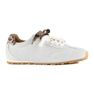 DWRS Dwrs, Schoenen, Dames, Beige, 41 EU, Su&egrave;de, Sava Leopard Sneakers