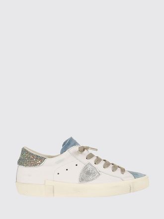 Philippe Model Sneakers Prsx in pelle used e cavallino animalier
