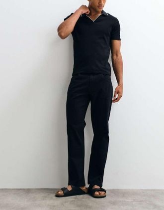 Blend Chino dritti regular fit neri-Nero