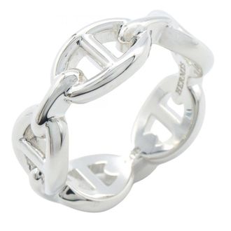 Herm&egrave;s Silver Silver 925 Band Ring (Pre-Owned)