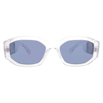 Versace Dark Blue Geometric Unisex Sunglasses VE4361 148/80 53