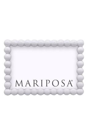 Mariposa Baubles Picture Frame in White at Nordstrom, Size 4X6