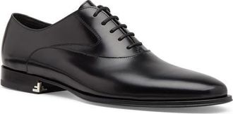 Fendi Calfskin Leather Oxford in Nero at Nordstrom, Size 12Us