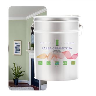 OEM Pintura Cer&aacute;mica Para Pared Lavable T&eacute; Verde 10l Resistente A Las Manchas