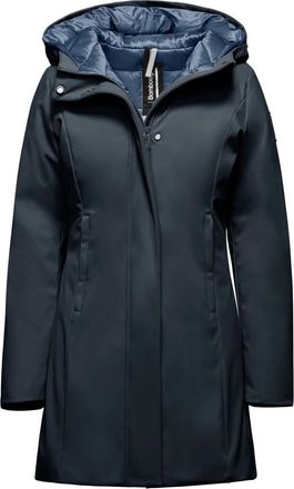 Bomboogie Dames, Mantels, Blauw, Maat: 2XL Nylon
