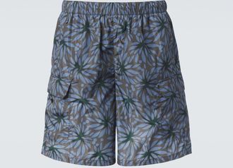 Prada Re-Nylon floral swim trunks