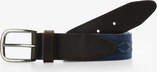 Scalpers Geometric print belt in Blue at Nordstrom, Size 100