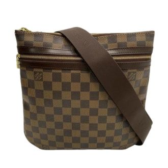 Louis Vuitton Pre-owned Pochette Schoudertas - Dames - Pre-owned - Bruin - Maat: ONE Size Leer
