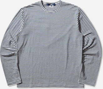 Junya Watanabe Men s Striped Longsleeve T-Shirt White / Blue