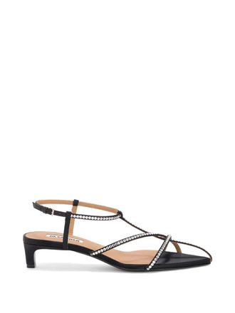 Jil Sander Kooisandalen met lage hak