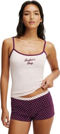 Cotton On Womens Dreamy Soft Longline Cami in Pink Kiss Booked And Busy at Nordstrom, Size X-Small