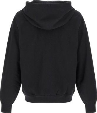 Yohji Yamamoto Brushed Terry Hoodie - Black