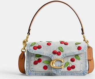 Coach Tabby Shoulder Bag 26 With Cherry Embroidery