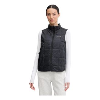 Columbia Sienna Hill Quilted Vest - Dames - Bodywarmers - Zwart - XS - Leer - Fitness