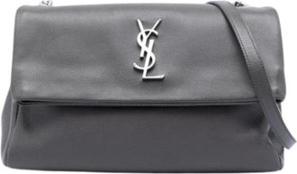 Saint Laurent Pre-owned Cross Body Bags, female, Gray, Size: ONE SIZE Pre-owned The West Hollywood