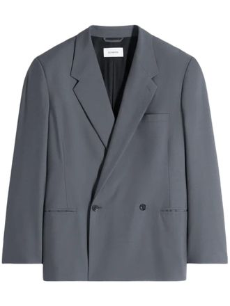 Christophe Lemaire Double-Breasted Tailored Jacket with Notched Lapel