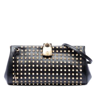 Burberry Pre-owned Burberry Studded Calfskin Padlock Crossbody Ladies Q6DZDPIJYOA2W3KO