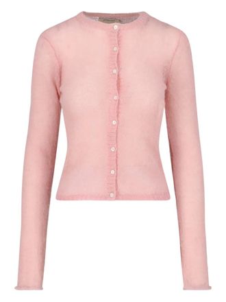 Paloma Wool Nous buttoned cardigan - women - Polyamide/Mohair/Alpaca - S - Pink