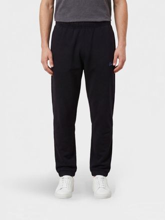 Kenzo Pantaloni jogging Single Knee in cotone con gamba larga e logo