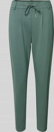 Only Regular Fit Stoffhose aus Viskose-Mix Modell POPTRASH LIFE EASY in Dunkelgruen, Gr&ouml;&szlig;e S/30