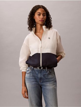 Calvin Klein Jeans Calvin Klein Womens Colorblock Essential Windbreaker - Multi - XS
