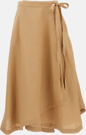 Polo Ralph Lauren Gonna A Portafoglio In Lino