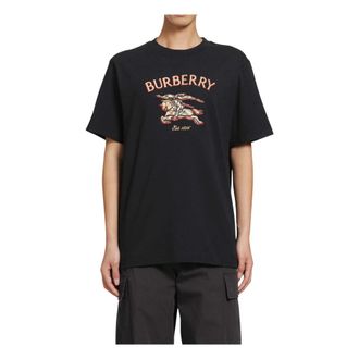 Burberry Hombre, Camisetas, Negro, Talla: L