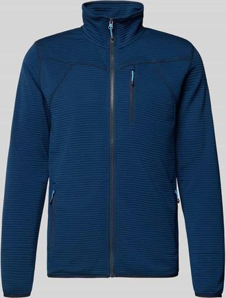 Icepeak Icepeak Regular Fit Fleecejacke mit Stehkragen Modell Berthold in Marine, Gr&ouml;&szlig;e XXXL