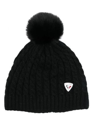 Rossignol Kitsi beanie - women - Polyester/Polyester/Acrylic/Metallic Fibre - One Size - Black