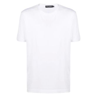Dolce & Gabbana T-Shirts, male, White, Size: 2XL White T-shirts and Polos
