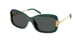 Tory Burch TY9077U 205387 Womens Sunglasses Green Size 56