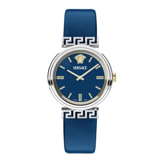 Versace Dames, Accessoires, Blauw, Maat: ONE Size Leer