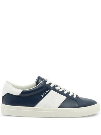 Bally Hedon leather sneakers - men - Calf Leather/Calf Leather/Rubber - 44 - Blue