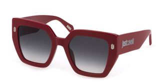 Just Cavalli SJC021 02GH Womens Sunglasses Red Size 53