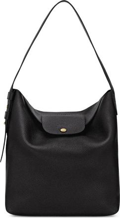 Longchamp Tassen, Dames, Zwart, ONE Size, Leer, Le Cadence Schoudertas