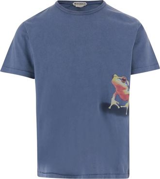 J.W.Anderson Hombre, Camisetas, Azul, Talla: L
