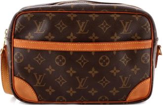 Louis Vuitton Trocadero Handbag 27 crossbodytas met monogram canvas - Bruin