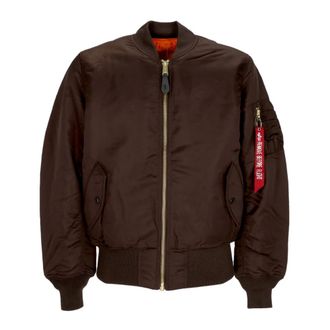 Alpha Industries Ma-1 Omkeerbare Bomberjack - Heren - Bomber jackets - Bruin - M - Polyester - Jassen