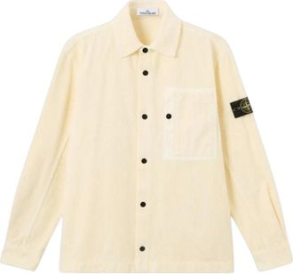 Stone Island Hombre, Camisas, Beige, Talla: L